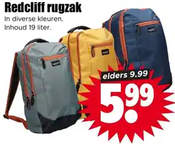 Dirk Redcliff rugzak aanbieding