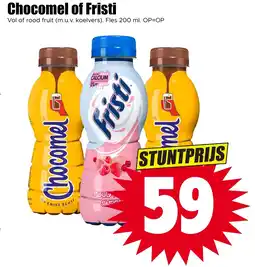 Dirk Chocomel of fristi aanbieding