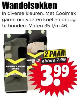 Dirk Wandelsokken aanbieding