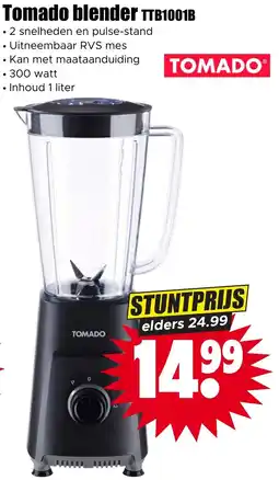 Dirk Tomado blender TTB1001B aanbieding