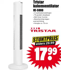 Dirk Tristar kolomventilator VE-5900 aanbieding