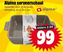 Dirk Alpina serveerschaal aanbieding