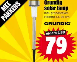 Dirk Grundig solar lamp aanbieding