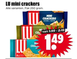 Dirk LU mini crackers aanbieding