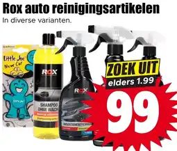 Dirk Rox auto reinigingsartikelen aanbieding