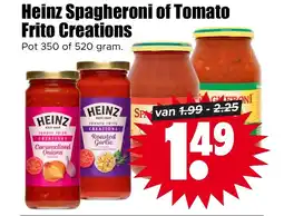 Dirk Heinz spagheroni of tomato frito creations aanbieding
