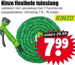 Dirk Kinzo flexibele tuinslang aanbieding