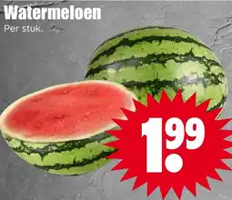 Dirk Watermeloen aanbieding