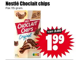 Dirk Nestlé Choclait chips aanbieding