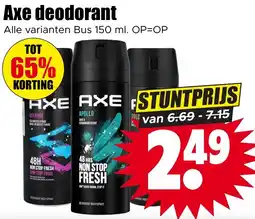 Dirk Axe deodorant aanbieding