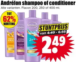 Dirk Andrélon shampoo of conditioner aanbieding
