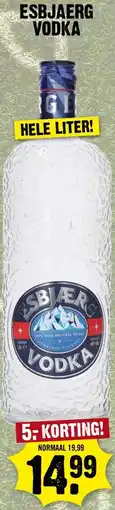 Dirk Esbjaerg Vodka aanbieding