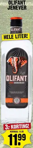 Dirk Olifant Jenever aanbieding