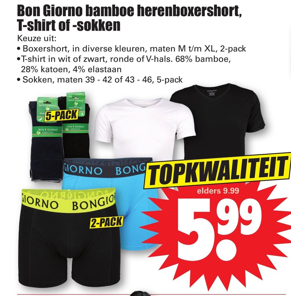 bon giorno ondergoed dirk