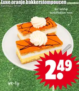 Dirk Luxe oranje bakkerstompoucen aanbieding