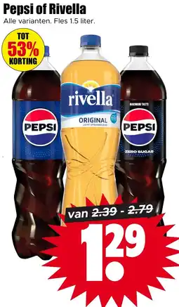 Dirk Pepsi of Rivella aanbieding