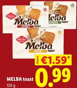 Lidl Melba toast aanbieding