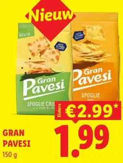 Lidl Gran Pavesi aanbieding