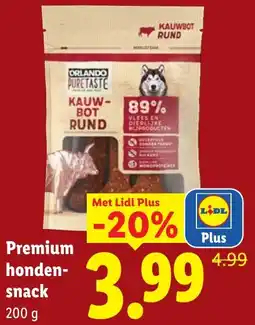 Lidl Premium hondensnack aanbieding