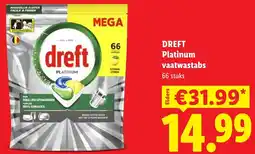 Lidl Dreft Platinum vaatwastabs aanbieding