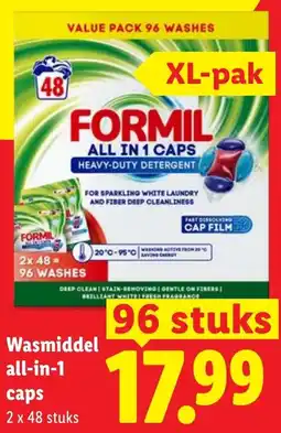 Lidl Wasmiddel all-in-1 caps aanbieding