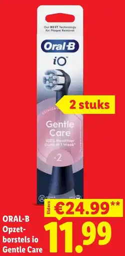 Lidl Oral-B Opzetborstels io Gentle Care aanbieding