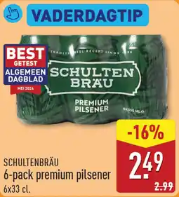 ALDI Schultenbräu premium pilsener aanbieding