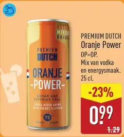 ALDI Premium Dutch Oranje Power aanbieding