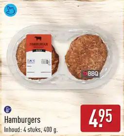 ALDI Hamburgers aanbieding