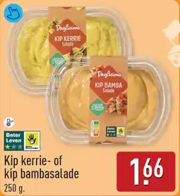 ALDI Kip kerrie of kip bambasalade aanbieding