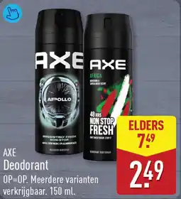 ALDI AXE Deodorant aanbieding