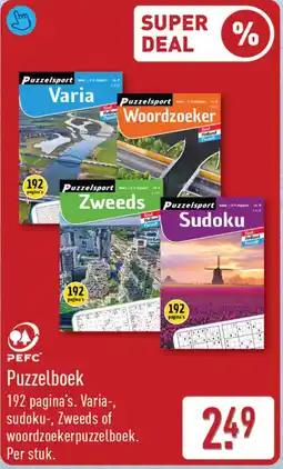 ALDI Puzzelboek aanbieding
