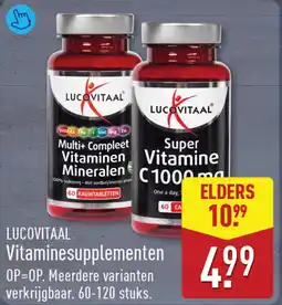 ALDI Lucovitaal Vitaminesupplementen aanbieding