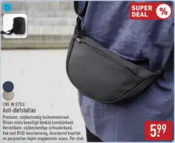 ALDI Live in Style Anti-diefstaltas aanbieding