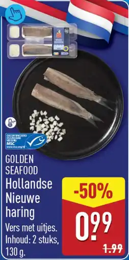 ALDI Golden Seafood Hollandse Nieuwe haring aanbieding