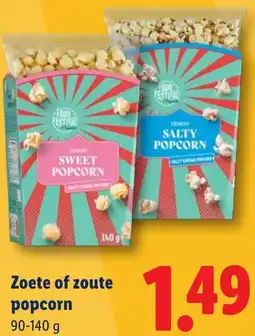 Lidl Zoete of zoute popcorn aanbieding