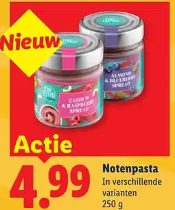 Lidl Notenpasta aanbieding