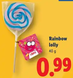 Lidl Rainbow lolly aanbieding