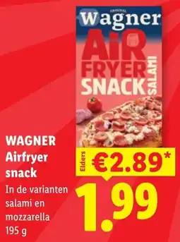 Lidl Wagner Airfryer snack aanbieding