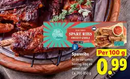 Lidl Spareribs aanbieding