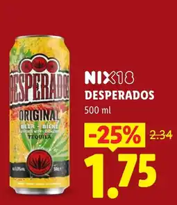 Lidl Desperados aanbieding
