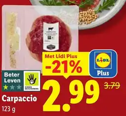 Lidl Carpaccio aanbieding