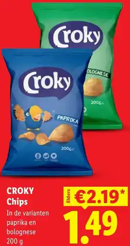 Lidl Croky Chips aanbieding