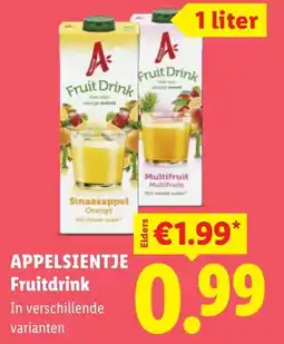 Lidl Appelsientje Fruitdrink aanbieding