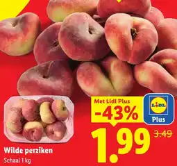 Lidl Wilde perziken aanbieding