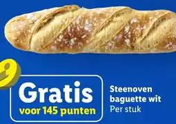 Lidl Steenoven baguette wit aanbieding