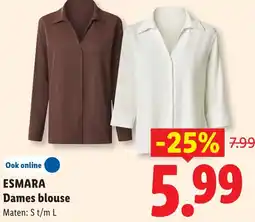Lidl Esmara Dames blouse aanbieding