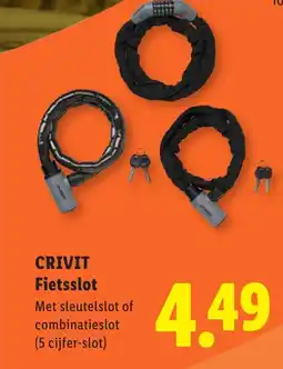 Lidl Crivit Fietsslot aanbieding