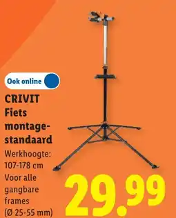Lidl Crivit fiets montage- standaard aanbieding