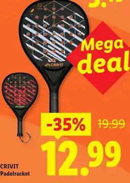Lidl Crivit padelracket aanbieding
